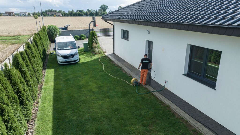 CleanTech mycie kostki brukowej